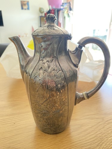 Cafetière métal argenté - métal,