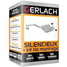 Pour Mercedes C200 - W202 1993-1995 silencieux arriere 894