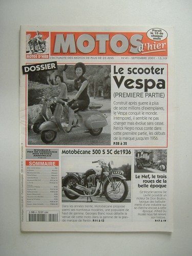Moto hier 41 dossier - d'hier,