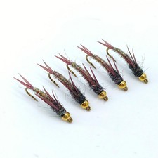 5 leurres de pêche à la mouche, appâts Stonefly pour truite, brochet, lac