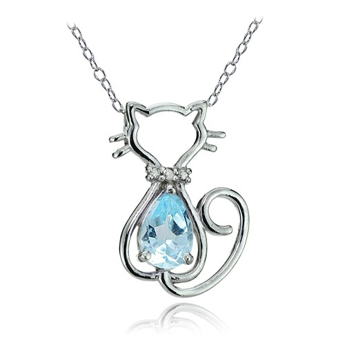 Argent sterling topaze bleu - sterling,