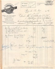 1906 MACHINES AGRICOLES R WALLUT A PARIS - M. LEONARD AU MONTEL DE GELAT