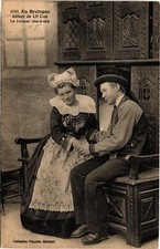 CPA En Bretagne - Autor du Lit-Clos - Le premier tete-a-tete (206241)