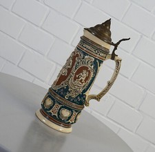 Chope à bière en faïence chopes à bière chope de collection 2 litres danseur ...