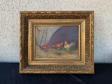 Tableau de poules dans un