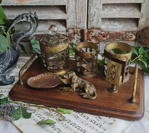 Ancien serviteur fumoir - a,