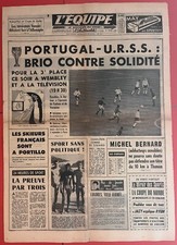 FOOTBALL L'EQUIPE COUPE DU MONDE 1966 FINALE 3è PLACE URSS - PORTUGAL EUSEBIO