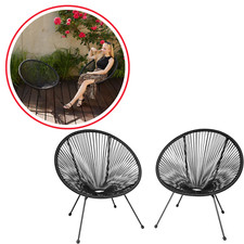 2 Chaises de Jardin Pliantes