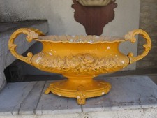 Jardinière, vasque , pot de jardin en fonte Art Nouveau Epoque 1900 ,Médicis .