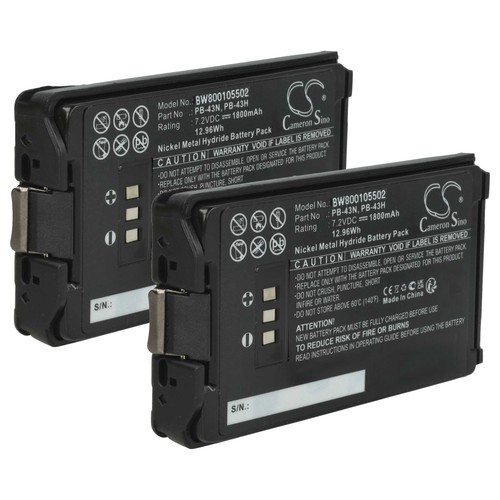 Batterie pour kenwood - 2x,