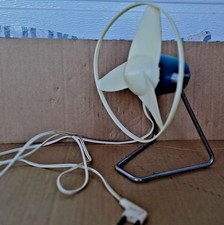 ANCIEN  VENTILATEUR DE TABLE MARQUE CALOR ORIENTABLE FONCTIONNE