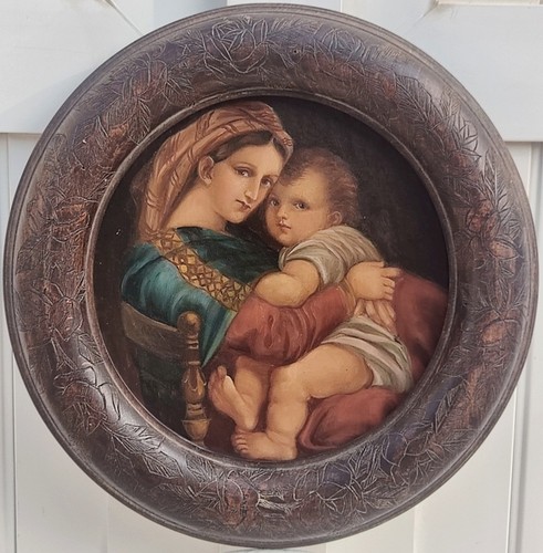Beau tableau xixe la vierge - xixe...la,