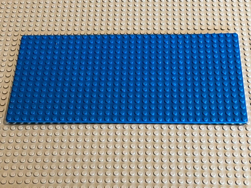 Lego blue baseplate - blue,