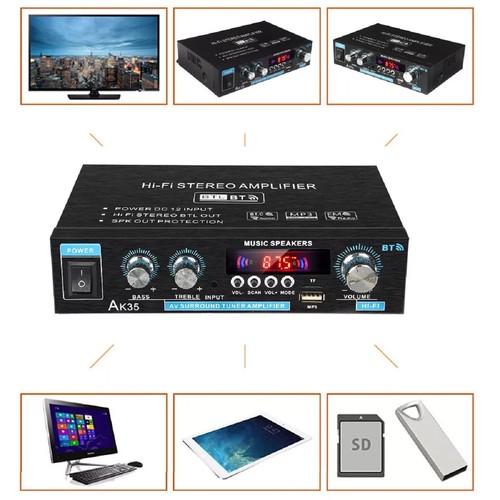 Black 600w bluetooth power - black,