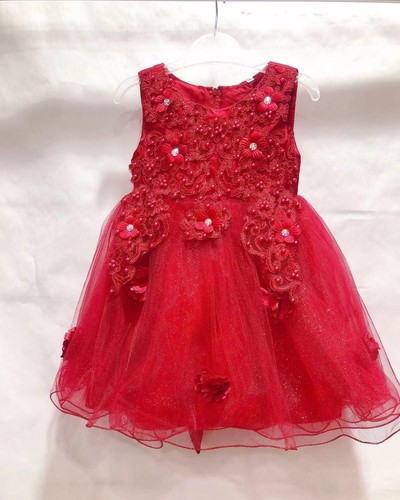 Robe cérémonie fille rouge - cérémonie,