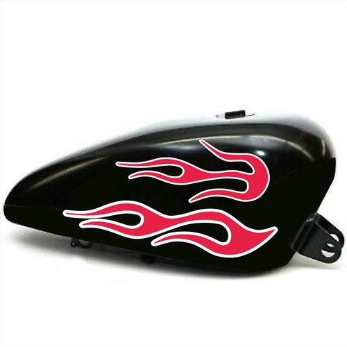 Kit autocollants moto - autocollants,