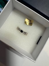 bague or blanc saphir