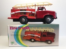 Camion de pompiers en tôle