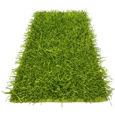 Tapis Shaggy vert moderne - 6 cm de long - antidérapant, 12 tailles - noué à la 