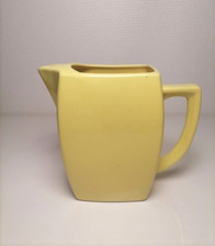 Pichet année 50-60 en céramique de bar, bistro 50cl  jaune