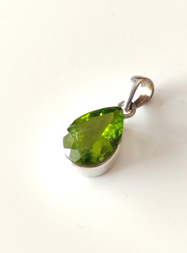 Pendentif péridot et - pendentif,