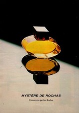 Publicité papier Parfum. Perfume ad. ROCHAS Mystère 1979