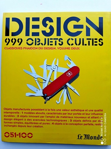 Design 999 objets cultes - ,