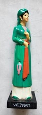 FIGURINE FEMME HABIT TRADITIONNEL AO DAI VIETNAMIENNE VIETNAMESE DOLL CERAMIQUE