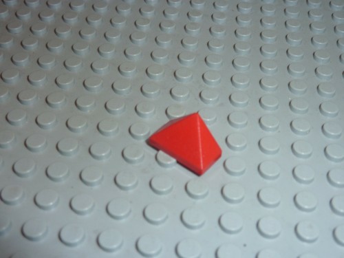 Lego red slope brick - lego,