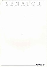 Catalogue Brochure Opel Senator 08/1991 France