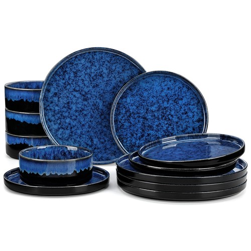 Ensemble vaisselle bleu