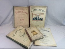 1912/1913/1917 L’illustration – 4  tomes Voir Photos Description