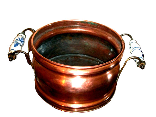 Ancienne jardiniere cuivre - jardiniere,