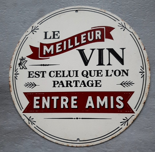 Plaque métal décoration - , le