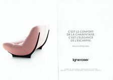 Publicité Advertising 058  2017   Ligne Roset  fauteuil Manarola  Ph. Nigro (2p)