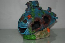 Aquarium Large Détaillé Poisson Coulés sous-Marin Décoration Taille 24 x 9 x 17