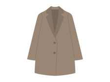 Calvin klein colle manteau - klein,