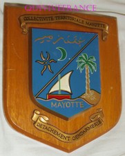 TB879 - PLAQUE DETACHEMENT DE GENDARMERIE A MAYOTTE