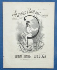 HISTOIRE DE PARAPLUIE PARTITION JULIETTE BAUMAINE BLONDELET BENZA 1874 ANCOURT