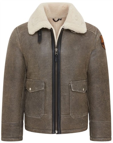 Veste aviateur cuir en - cuir, b3