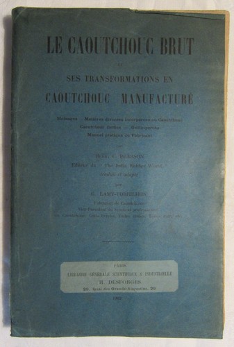 1902 caoutchouc brut ses - le,