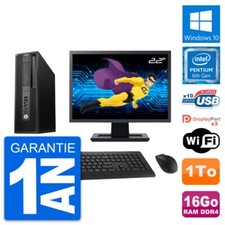 PC HP Z240 SFF Ecran 22" Intel