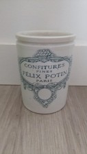POT CONFITURE FÉLIX POTIN FAIENCE LUNÉVILLE