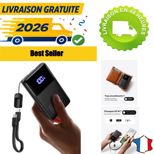 Iniu batterie externe 10000mah - externe,