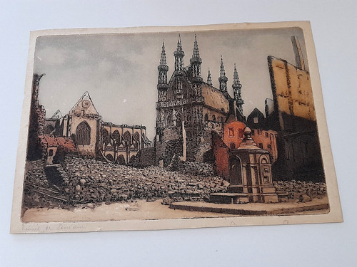 Marcel augis wwi ruines - augis, de