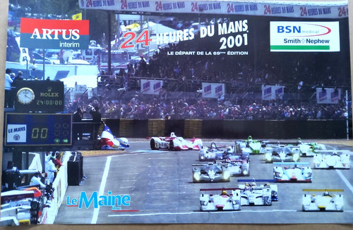 Affiche 24h mans 2001 - mans, 2001-60x40