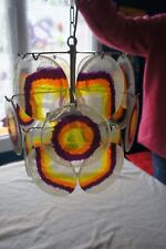 ANCIENNE SUSPENSION VINTAGE VISTOSI ARC EN CIEL DESIGN ITALIEN