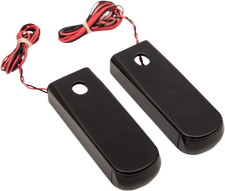 Alloy Art Coupelle Montage LED Feux Fumée Lentille Anodisé Noir Fini #SSL-HD-2B