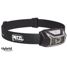 Lampe frontale d'extérieur rechargeable PETZL 600 lumens ACTIK CORE grise