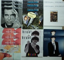 Lot 22 pochettes vide 45Tours SP vinyle réservé au jukebox promo